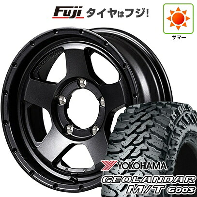 【新品】ジムニーシエラ/ジムニーノマド 夏タイヤ ホイール4本セット 225/70R16 ヨコハマ ジオランダー M/T G003 MID WHEELS NITRO POWER S5 ベクター 6J 16インチ(送料無料)｜フジ スペシャルセレクション 106,260円