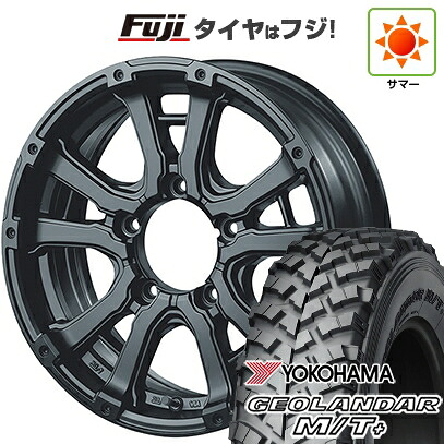 【新品】ジムニー 夏タイヤ ホイール4本セット 215/85R16 ヨコハマ ジオランダー M/T+ G001C インターミラノ MUD BAHN XR-600S 5.5J 16インチ(送料無料)｜フジ スペシャルセレクション