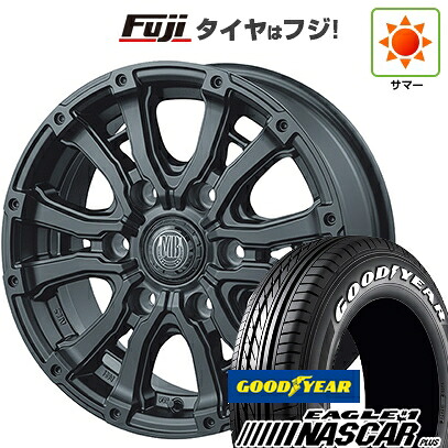 【新品】ハイエース200系 夏タイヤ ホイール4本セット 215/65R16 109/107R グッドイヤー イーグル ナンバーワン ナスカー プラス インターミラノ MUD BAHN XR-600S 6.5J 16インチ(送料無料)|フジ スペシャルセレクション