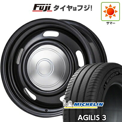 【新品】ハイエース200系 夏タイヤ ホイール4本セット 215/65R16 109/107T ミシュラン アジリス3 ギブソン ウォーカー 7J 16インチ(送料無料)｜フジ スペシャルセレクション