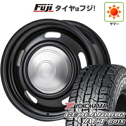【新品】ハイエース200系 夏タイヤ ホイール4本セット 215/65R16 109/107S ヨコハマ ジオランダー A/T G015 WL/RBL ギブソン ウォーカー 7J 16インチ(送料無料)|フジ スペシャルセレクション