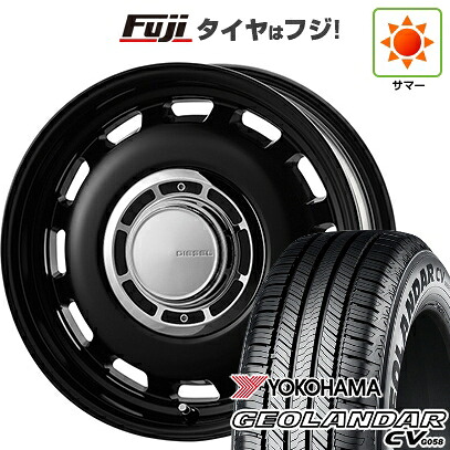 【新品】ジムニーシエラ/ジムニーノマド 夏タイヤ ホイール4本セット 215/65R16 ヨコハマ ジオランダー CV G058 コスミック クロスブラッド ディーゼル 6J 16インチ(送料無料)|フジ スペシャルセレクション