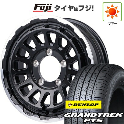 【新品】ジムニーシエラ/ジムニーノマド 夏タイヤ ホイール4本セット 215/65R16 ダンロップ グラントレック PT5 シーエルリンク UNIONRIM HR 6J 16インチ(送料無料)|フジ スペシャルセレクション