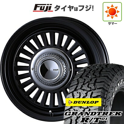 【新品】ジムニーシエラ/ジムニーノマド 夏タイヤ ホイール4本セット 215/65R16 ダンロップ グラントレック R/T01 RWL/RBL クリムソン ディーン カリフォルニア 6J 16インチ(送料無料)|フジ スペシャルセレクション