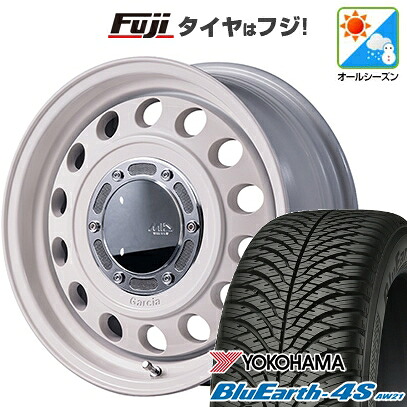 【パンク保証付き】【新品 軽自動車】N-BOX タント スペーシア オールシーズンタイヤ ホイール4本セット 155/65R14 ヨコハマ ブルーアース 4S AW21 オールシーズン MID WHEELS ガルシア シスコ タイプ2 4.5J 14インチ(送料無料)｜フジ スペシャルセレクション