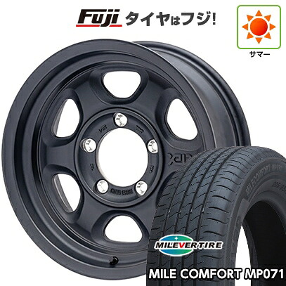 【新品】ジムニーシエラ/ジムニーノマド 夏タイヤ ホイール4本セット 215/65R16 ミレバー ミレコンフォート MP071(限定) ショウワガレージ ゼノ 6J 16インチ(送料無料)｜フジ スペシャルセレクション