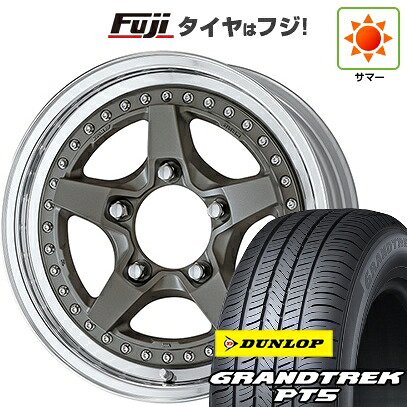 【新品】ジムニーシエラ/ジムニーノマド 夏タイヤ ホイール4本セット 215/65R16 ダンロップ グラントレック PT5 WORK ワーク クラッグ ガルバトレ 2 6J 16インチ(送料無料)｜フジ スペシャルセレクション 168,250円