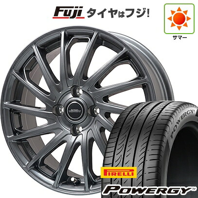 【新品 軽自動車】N-BOX タント スペーシア 夏タイヤ ホイール4本セット 165/55R15 ピレリ パワジー エルベ エステローザ EST-7F ディープグレー 4.5J 15インチ(送料無料)｜フジ スペシャルセレクション