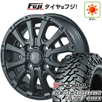【新品 軽自動車】ハスラー 夏タイヤ ホイール4本セット 165/65R14 ヨコハマ ジオランダー M/T G003 インターミラノ MUD BAHN XR-600S 4.5J 14インチ(送料無料)|フジ スペシャルセレクション