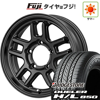【新品】ジムニー 夏タイヤ ホイール4本セット 175/80R16 ブリヂストン デューラー H/L850 テクノピア マッドクリフ EVO 5.5J 16インチ(送料無料)|フジ スペシャルセレクション