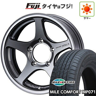 【新品】ジムニーシエラ/ジムニーノマド 夏タイヤ ホイール4本セット 215/65R16 ミレバー ミレコンフォート MP071(限定) WEDS ウェッズアドベンチャー ハセスペック2 6J 16インチ(送料無料)｜フジ スペシャルセレクション