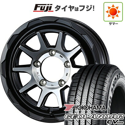 【新品】ジムニーシエラ/ジムニーノマド 夏タイヤ ホイール4本セット 215/65R16 ヨコハマ ジオランダー CV G058 WEDS ウェッズアドベンチャー マッドヴァンス 06 6J 16インチ(送料無料)|フジ スペシャルセレクション