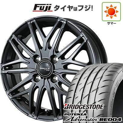 【新品 軽自動車】 夏タイヤ ホイール4本セット 165/55R14 ブリヂストン ポテンザ アドレナリン RE004 トピー シビラ NEXT W45 4.5J 14インチ(送料無料)|フジ スペシャルセレクション