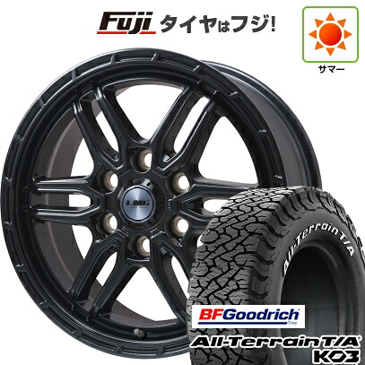 【新品】ランクル300 夏タイヤ ホイール4本セット 285/65R18 BFグッドリッチ オールテレーンT/A KO3 RWL LEHRMEISTER LMG ベレッタ(マットブラック) トヨタ・レクサス車用 8J 18インチ(送料無料)|フジ スペシャルセレクション