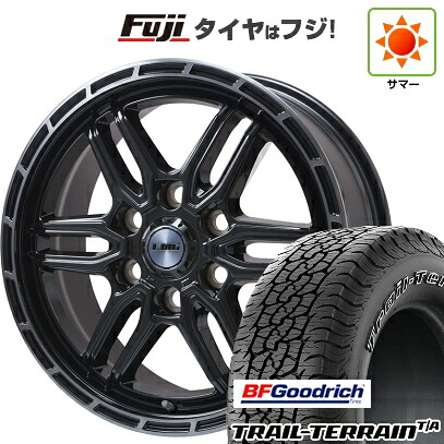 【新品】ランクル250/ランクル300 夏タイヤ ホイール4本セット 265/65R18 BFグッドリッチ トレールテレーンT/A ORWL LEHRMEISTER LMG ベレッタ(グロスブラック/ブラッククリアリム)トヨタ 8J 18インチ(送料無料)|フジ スペシャルセレクション