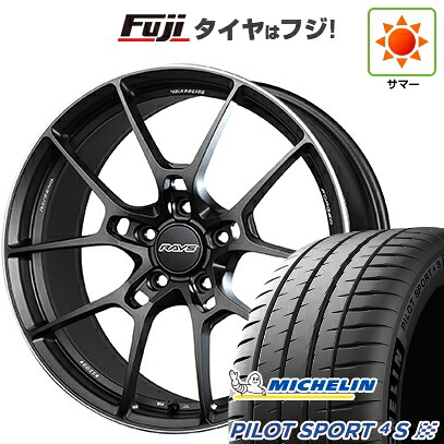 【新品】シビック タイプR(FL5) 夏タイヤ ホイール4本セット 265/35R18 ミシュラン パイロット スポーツ4S RAYS レイズ ボルクレーシング G025 9.5J 18インチ(送料無料)|フジ スペシャルセレクション