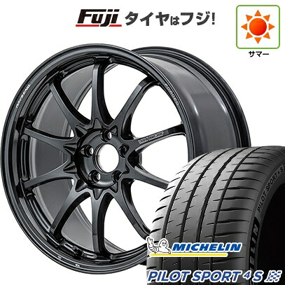 【新品】シビック タイプR(FL5) 夏タイヤ ホイール4本セット 265/35R18 ミシュラン パイロット スポーツ4S RAYS レイズ ボルクレーシング CE28N-plus 9.5J 18インチ(送料無料)|フジ スペシャルセレクション