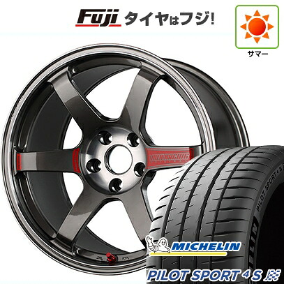 【新品】シビック タイプR(FL5) 夏タイヤ ホイール4本セット 265/35R18 ミシュラン パイロット スポーツ4S RAYS レイズ ボルクレーシング TE37 サーガ SL 9.5J 18インチ(送料無料)|フジ スペシャルセレクション