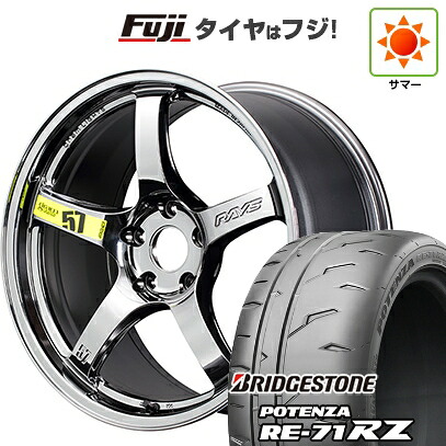 【新品】シビック タイプR(FL5) 夏タイヤ ホイール4本セット 265/35R18 ブリヂストン ポテンザ RE-71RZ RAYS レイズ グラムライツ 57CR LIMITED (RB) 9.5J 18インチ(送料無料)｜フジ スペシャルセレクション 233,730円