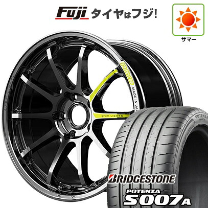 【新品】シビック タイプR(FL5) 夏タイヤ ホイール4本セット 265/35R18 ブリヂストン ポテンザ S007A RAYS レイズ グラムライツ 57NR LIMITED 9.5J 18インチ(送料無料)|フジ スペシャルセレクション