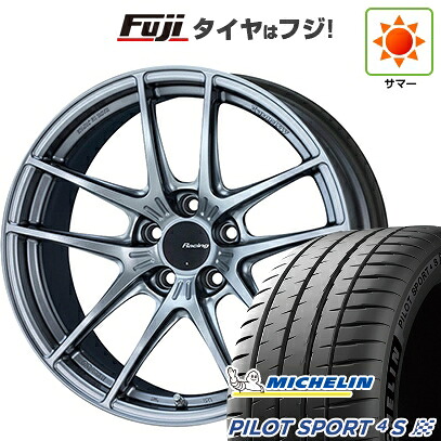 【新品】シビック タイプR(FL5) 夏タイヤ ホイール4本セット 265/35R18 ミシュラン パイロット スポーツ4S ENKEI エンケイ Racing NVR5 9.5J 18インチ(送料無料)｜フジ スペシャルセレクション