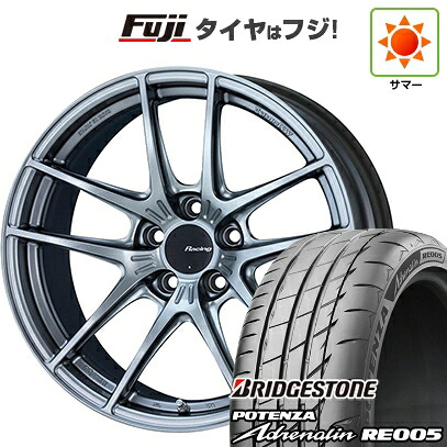 【新品】シビック タイプR(FL5) 夏タイヤ ホイール4本セット 265/35R18 ブリヂストン ポテンザ アドレナリン RE005 ENKEI エンケイ Racing NVR5 9.5J 18インチ(送料無料)|フジ スペシャルセレクション