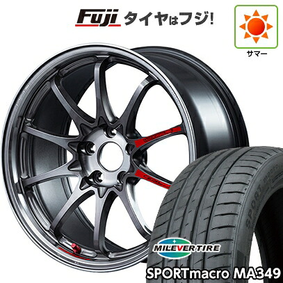 【新品】シビック タイプR(FL5) 夏タイヤ ホイール4本セット 265/35R18 ミレバー スポーツマクロ MA349(限定) RAYS レイズ ボルクレーシング CE28N-plus SL 9.5J 18インチ(送料無料)|フジ スペシャルセレクション
