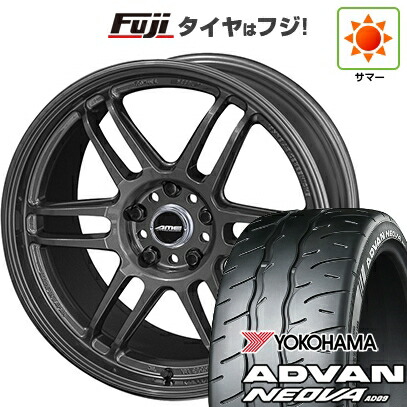 【新品】シビック タイプR(FL5) 夏タイヤ ホイール4本セット 265/35R18 ヨコハマ アドバン ネオバAD09 KYOHO 共豊 トレーサー TM-02 9.5J 18インチ(送料無料)|フジ スペシャルセレクション