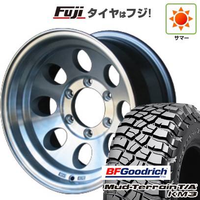 【新品国産車用6穴139.7】 夏タイヤ ホイール4本セット 265/70R16 BFグッドリッチ マッドテレーンT/A KM3 WEDS ウェッズ ジムライン タイプ2 8J 16インチ(送料無料)