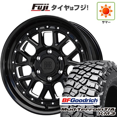 【新品国産車用6穴139.7】 夏タイヤ ホイール4本セット 35X12.5R17 BFグッドリッチ マッドテレーンT/A KM3 ホットスタッフ バークレイハードロック ヒューロン 8J 17インチ(送料無料)