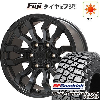【新品】プラド/ハイラックス 夏タイヤ ホイール4本セット 265/70R17 BFグッドリッチ マッドテレーンT/A KM3 トピー ヴァブロ RR-01【限定】 8J 17インチ(送料無料)