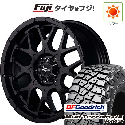 【新品国産車用6穴139.7】 夏タイヤ ホイール4本セット 35X12.5R17 BFグッドリッチ マッドテレーンT/A KM3 MID WHEELS NITRO POWER M28 バレット 8J 17インチ(送料無料)