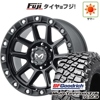 【新品国産車用6穴139.7】 夏タイヤ ホイール4本セット 35X12.5R17 BFグッドリッチ マッドテレーンT/A KM3 トライスター MKW M205 US Spec 8.5J 17インチ(送料無料)