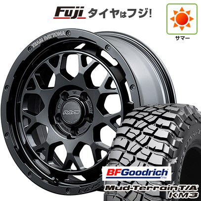 【新品】デリカD5 夏タイヤ ホイール4本セット 245/70R16 BFグッドリッチ マッドテレーンT/A KM3 RAYS レイズ デイトナ M9+ 7J 16インチ(送料無料)
