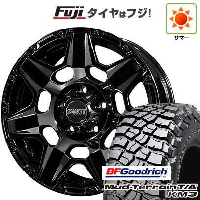 【新品】デリカD5 夏タイヤ ホイール4本セット 245/70R16 BFグッドリッチ マッドテレーンT/A KM3 クライメイト スワット(SBC) 7J 16インチ(送料無料)