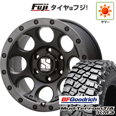 【新品国産車用6穴139.7】 夏タイヤ ホイール4本セット 35X12.5R17 BFグッドリッチ マッドテレーンT/A KM3 MLJ エクストリームJ XJ03 8J 17インチ(送料無料)