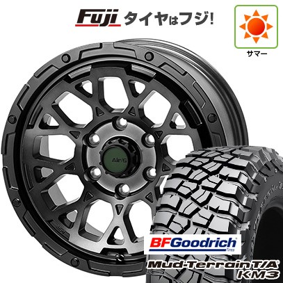 【新品】デリカD5 夏タイヤ ホイール4本セット 245/70R16 BFグッドリッチ マッドテレーンT/A KM3 フォーバイフォーエンジニア エアージー ロックス ゴーストエディション 7J 16インチ(送料無料)|フジ スペシャルセレクション