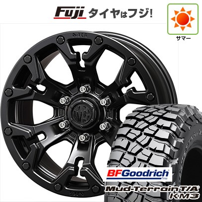 【新品国産車用6穴139.7】 夏タイヤ ホイール4本セット 35X12.5R17 BFグッドリッチ マッドテレーンT/A KM3 クリムソン マーテルギア(MG) ゴーレム 8J 17インチ(送料無料)｜フジ スペシャルセレクション