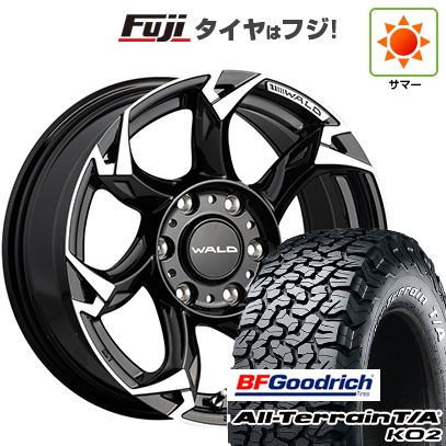 【新品国産車用6穴139.7】 夏タイヤ ホイール4本セット 275/70R17 BFグッドリッチ オールテレーンT/A KO2 RWL/RBL WALD ヴァルド ボルサリノ V11-C SUV 8J 17インチ(送料無料)