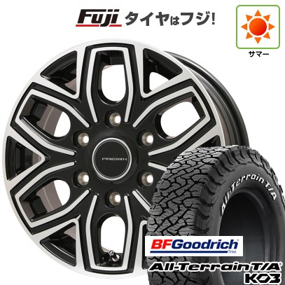 【新品国産車用6穴139.7】 夏タイヤ ホイール4本セット 285/70R17 BFグッドリッチ オールテレーンT/A KO3 RWL プレミックス 飛車(ブラックポリッシュ) 8J 17インチ(送料無料)|フジ スペシャルセレクション