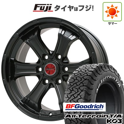 【新品】プラド/ハイラックス 夏タイヤ ホイール4本セット 265/65R17 BFグッドリッチ オールテレーンT/A KO3 RWL ビッグウエイ B-MUD K(マットブラック) トヨタ車専用 7.5J 17インチ(送料無料)|フジ スペシャルセレクション