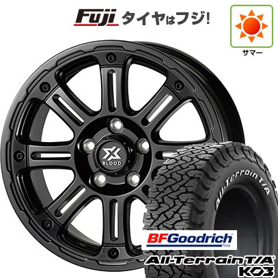 【新品国産車用5穴114.3】 夏タイヤ ホイール4本セット 225/65R17 BFグッドリッチ オールテレーンT/A KO3 RBL コスミック クロスブラッド XB01 7J 17インチ(送料無料)|フジ スペシャルセレクション
