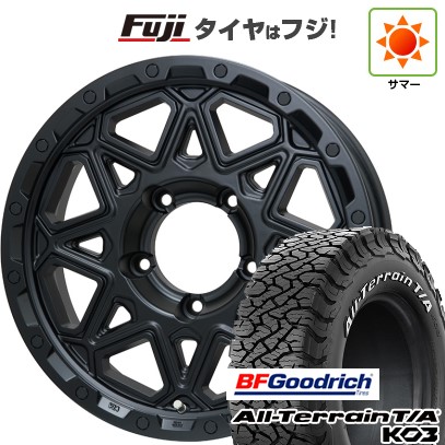 【新品】ジムニーシエラ/ジムニーノマド 夏タイヤ ホイール4本セット 215/70R16 BFグッドリッチ オールテレーンT/A KO3 RWL レアマイスター LMG モンタグナ(マットブラック) 5.5J 16インチ(送料無料)
