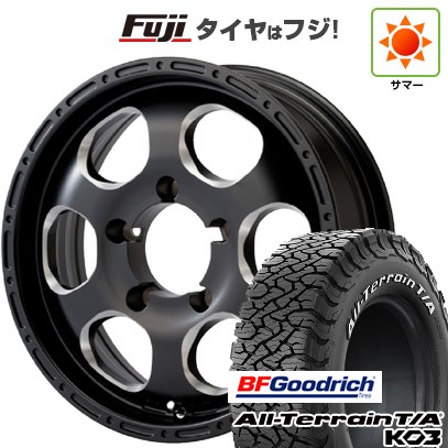 【新品】ジムニー 夏タイヤ ホイール4本セット 175/80R16 BFグッドリッチ オールテレーンT/A KO3 RWL エルフォード ブラッドストック 1P 5.5J 16インチ(送料無料)｜フジ スペシャルセレクション