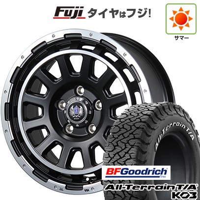 【新品国産車用5穴114.3】 夏タイヤ ホイール4本セット 215/65R16 BFグッドリッチ オールテレーンT/A KO3 RBL ブレスト バーンズテック DHストリーム 7J 16インチ(送料無料)