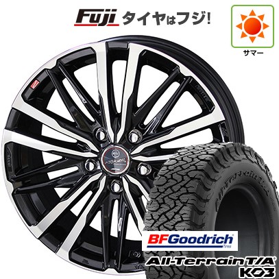【新品国産車用5穴114.3】 夏タイヤ ホイール4本セット 215/65R16 BFグッドリッチ オールテレーンT/A KO3 RBL 共豊 スマック クレスト 6.5J 16インチ(送料無料)|フジ スペシャルセレクション
