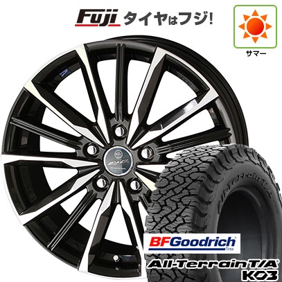 【新品国産車用5穴114.3】 夏タイヤ ホイール4本セット 225/65R17 BFグッドリッチ オールテレーンT/A KO3 RBL 共豊 スマック ヴァルキリー 7J 17インチ(送料無料)