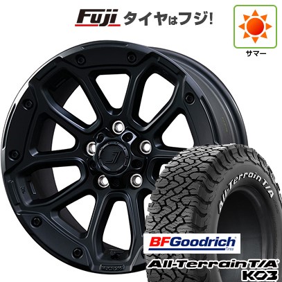 【新品】デリカD5 夏タイヤ ホイール4本セット 225/70R16 BFグッドリッチ オールテレーンT/A KO3 RWL TUS JAPAN ジェップセン MJCR 216 7.5J 16インチ(送料無料)｜フジ スペシャルセレクション