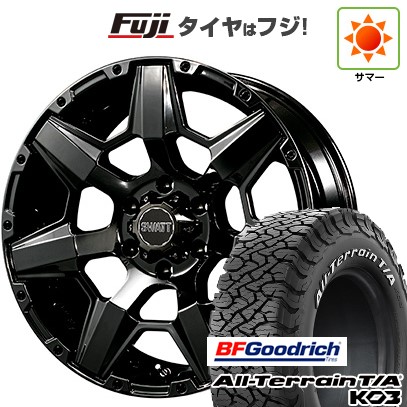 【新品】プラド/ハイラックス 夏タイヤ ホイール4本セット 265/65R17 BFグッドリッチ オールテレーンT/A KO3 RWL クライメイト スワット(SBC) 8J 17インチ(送料無料)|フジ スペシャルセレクション