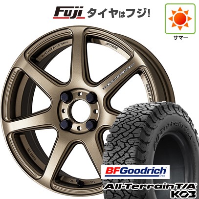 【新品国産車用5穴114.3】 夏タイヤ ホイール4本セット 225/65R17 BFグッドリッチ オールテレーンT/A KO3 RBL WORK ワーク エモーション T7R 7J 17インチ(送料無料)